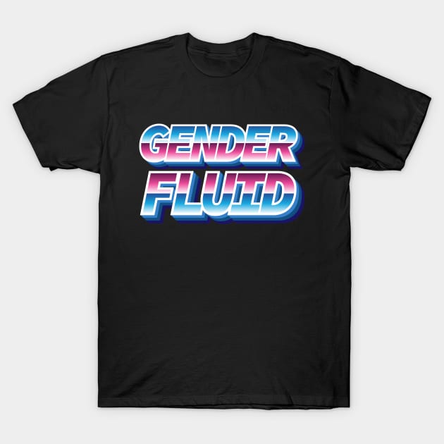 Gender Fluid T-Shirt by Sthickers